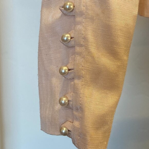 Vintage 80s Scott McClintock Embroidered Blouse with Lace & Buttons - Picture 7 of 7